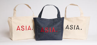 Asia Tote Bag Beige y Negro