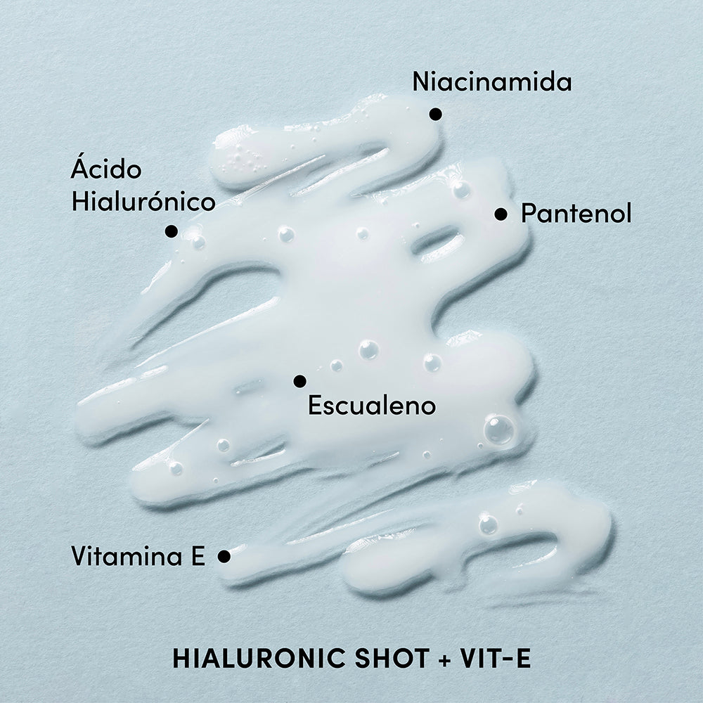 Hialuronic Shot + Vit-E - Serum Facial Antiage Antioxidante