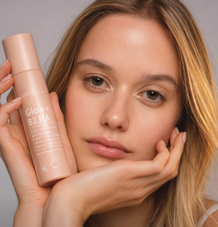 Glow+ B2.HA (120 ml) - Bruma Facial Antiage Hidratante